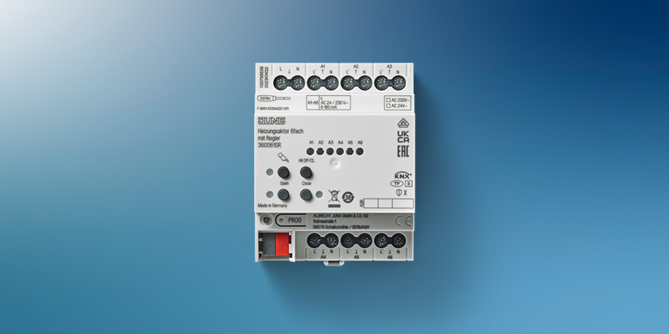 KNX Heizungsaktor 6-fach bei B+M Elektrotechnik GmbH & Co.KG in Halle
